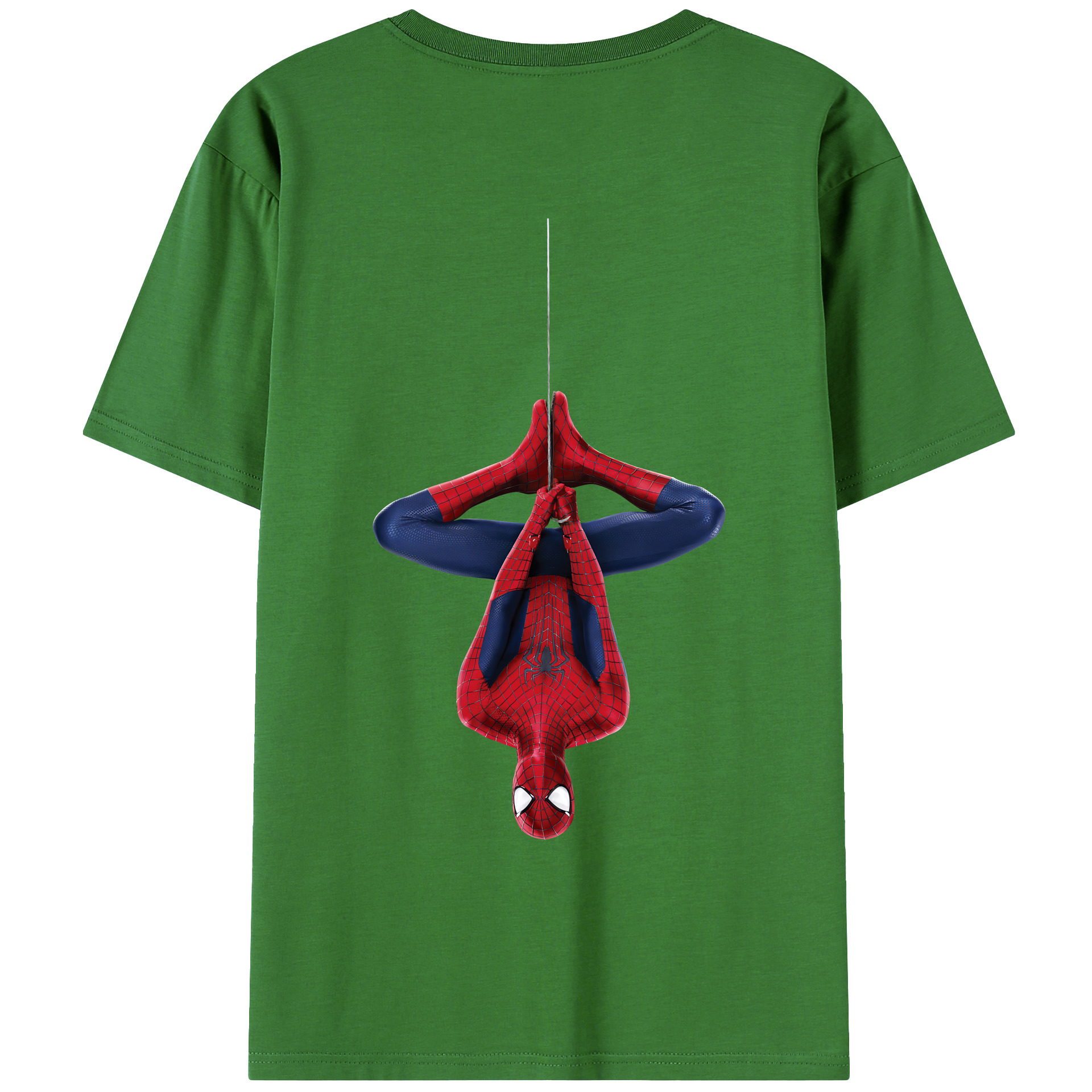 （画像用） Spider Man スパイダーマン レディース半袖Tシャツ(バックプリント)
